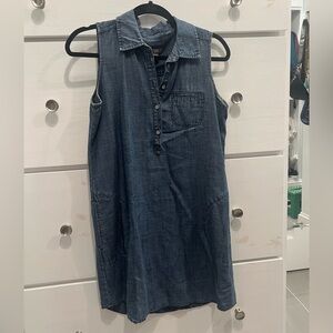 J. Jill lightweight denim dress with pockets